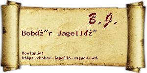 Bobár Jagelló névjegykártya